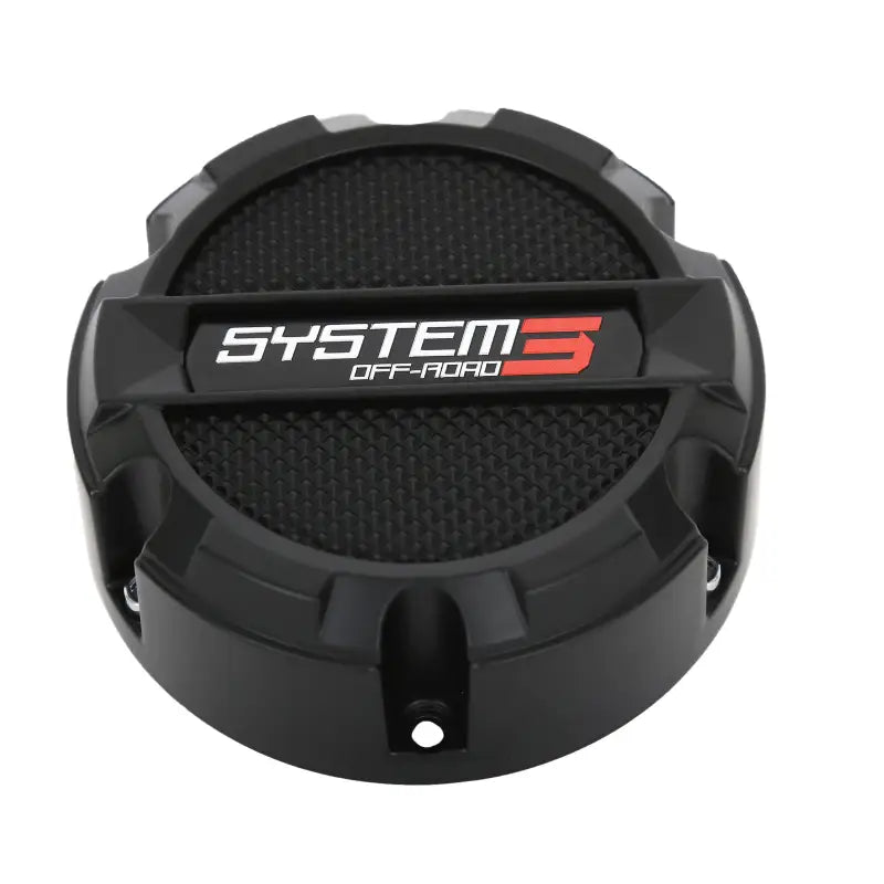 St3 Center Cap 4/110 Snap In Matte Black - Powersports
