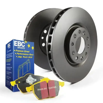 EBC Stage 13 Kits Yellowstuff with thermic black coating brake rotors and pads