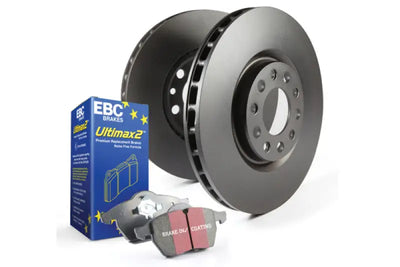 Car brake components from Stage 20 Kits Ultimax2 with Thermic Black Coating and Rotors Front+Rear
