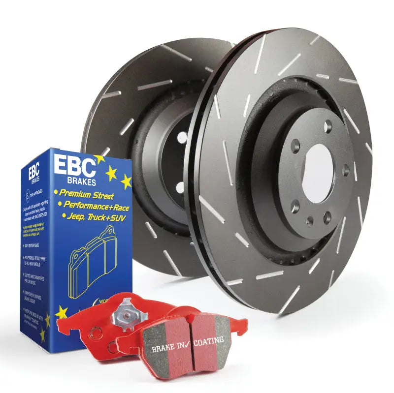 EBC Stage 4 Kits Redstuff brake pads and USR rotors boosting braking performance