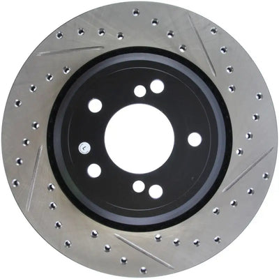 StopTech 00-03 BMW M5 (E39) Slotted & Drilled Left Rear Rotor 