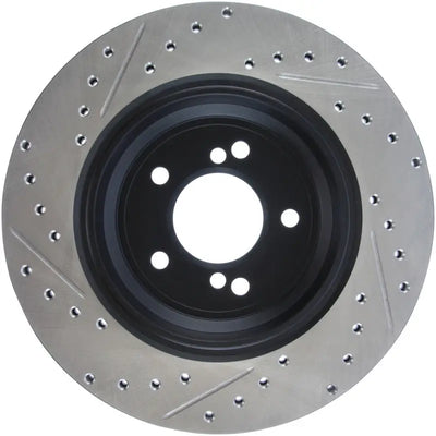 StopTech 00-03 BMW M5 (E39) Slotted & Drilled Left Rear Rotor 