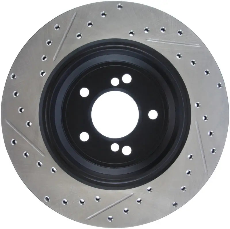 StopTech 00-03 BMW M5 (E39) Slotted & Drilled Left Rear Rotor 