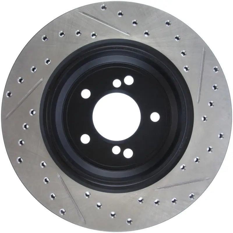 StopTech 00-03 BMW M5 (E39) Slotted & Drilled Right Rear Rotor 