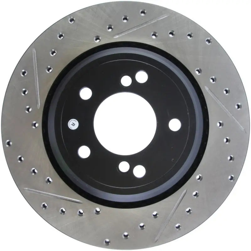 StopTech 00-03 BMW M5 (E39) Slotted & Drilled Right Rear Rotor 