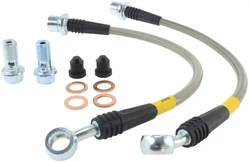 StopTech 00-05 Celica GT-S/05-08 Scion tC Stainless Steel Rear Brake Lines 