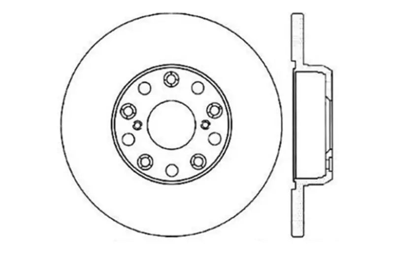 StopTech 00-05 Lexus IS300 / 02-09 Lexus SC430 / 98-05 GS300/GS350/GS400/GS430/GS450H SportStop Slo 
