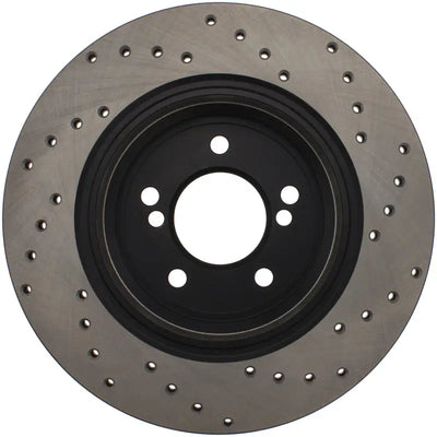 StopTech 01-07 BMW M3 (E46) / 00-04 M5 (E39) Drilled Right Rear Rotor 