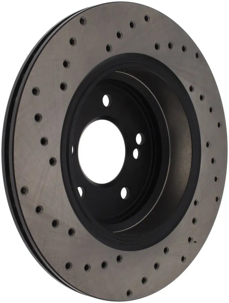 StopTech 01-07 BMW M3 (E46) / 00-04 M5 (E39) Drilled Right Rear Rotor 
