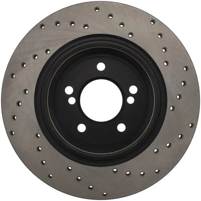 StopTech 01-07 BMW M3 (E46) / 00-04 M5 (E39) Drilled Right Rear Rotor 