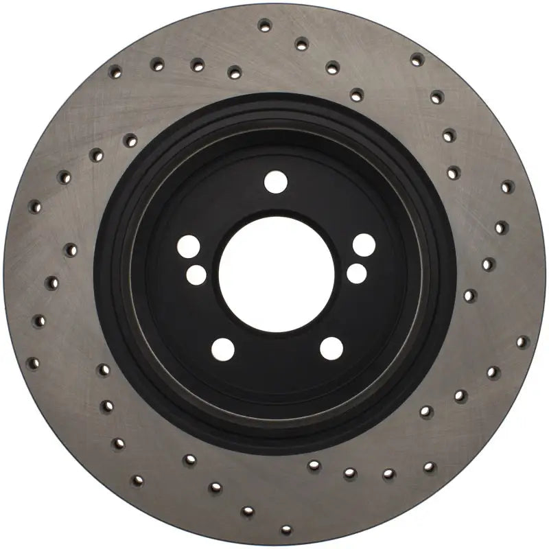 StopTech 01-07 BMW M3 (E46) / 00-04 M5 (E39) Drilled Right Rear Rotor 