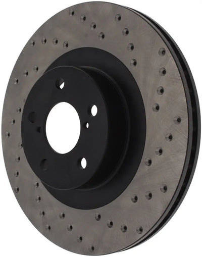 StopTech drilled sport rotor for WRX drilled right front brake upgrade