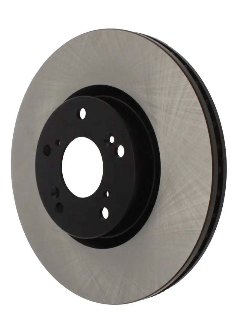 New uninstalled Honda Civic cryo-stop rotor with black hat for Stoptech 06-08 Civic Si