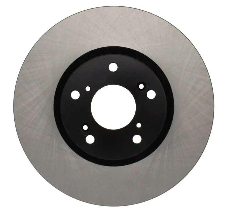 Gray Honda Civic cryo-stop rotor with black hub for Stoptech CRYO-STOP Rotor upgrade