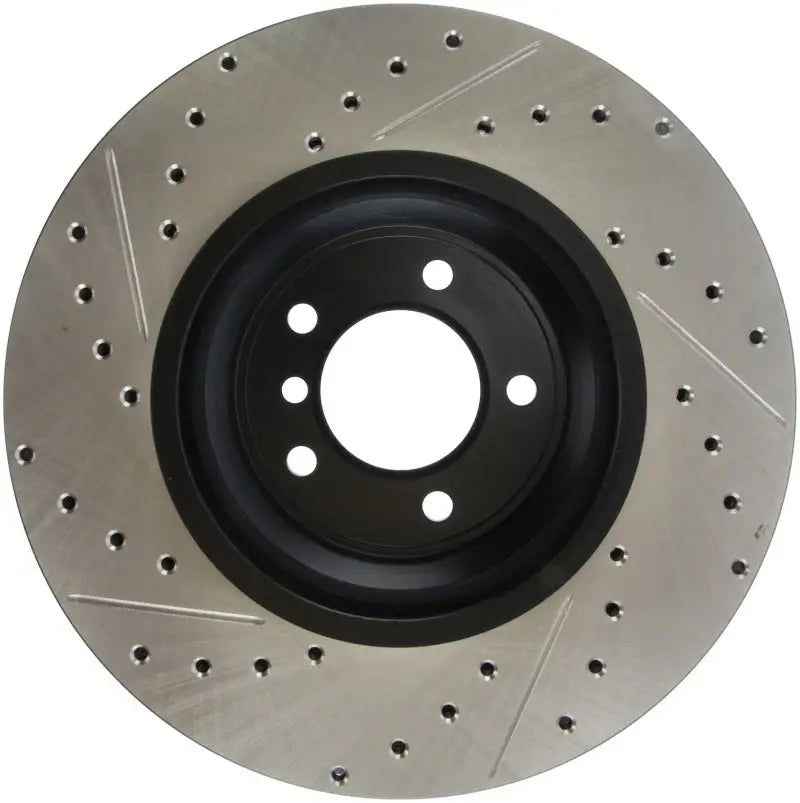 StopTech 07-09 BMW 335 (E90/E92/E93) Slotted & Drilled Left Front Rotor 