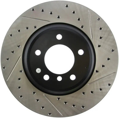 StopTech 07-09 BMW 335 (E90/E92/E93) Slotted & Drilled Left Front Rotor 
