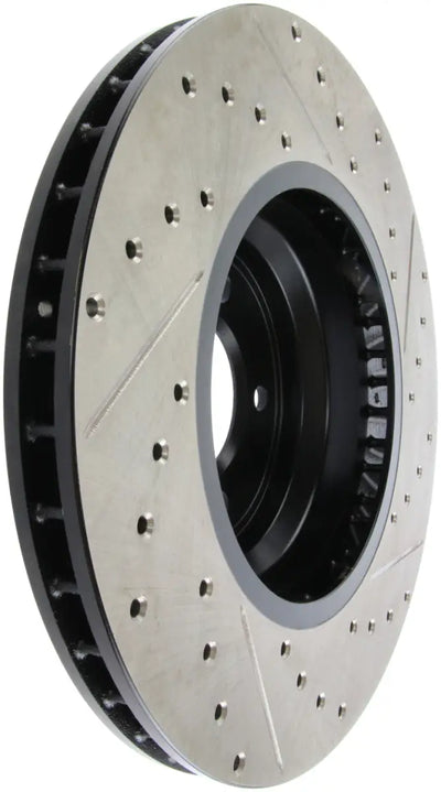 StopTech 07-09 BMW 335 (E90/E92/E93) Slotted & Drilled Right Front Rotor 