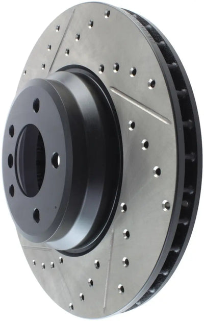 StopTech 07-09 BMW 335 (E90/E92/E93) Slotted & Drilled Right Front Rotor 