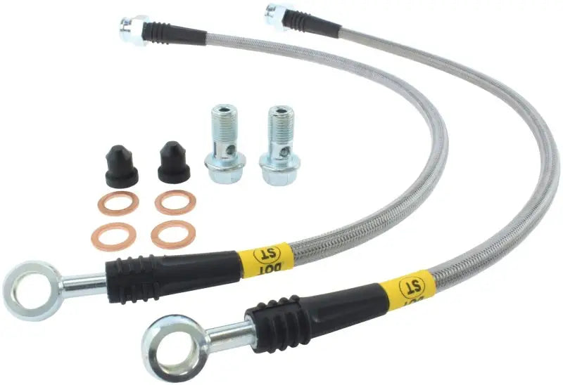 StopTech 2005 Chevrolet/GMC Silverado/Sierra 1500 Stainless Steel Rear Brake Lines - Truck & Automotive