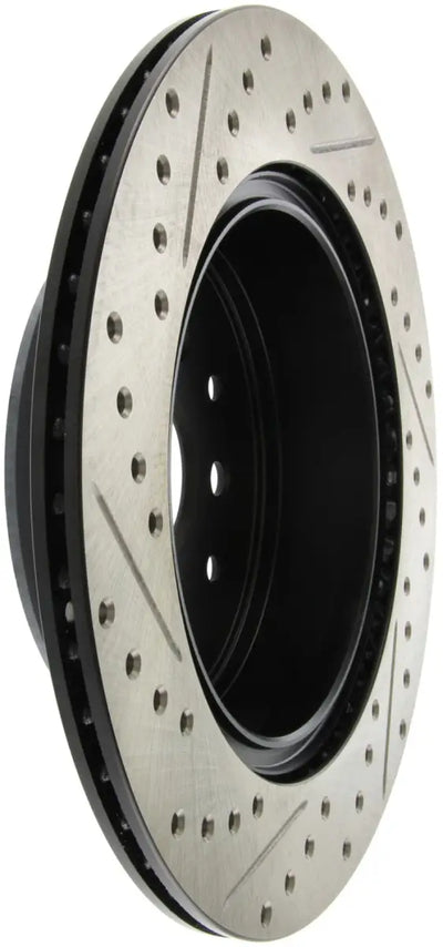 StopTech 5/93-98 Toyota Supra Left Rear Slotted & Drilled Rotor 