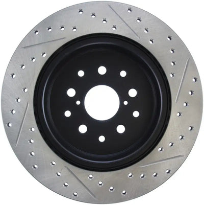 StopTech 5/93-98 Toyota Supra Right Rear Slotted & Drilled Rotor 