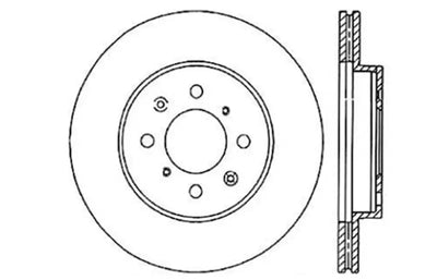 StopTech 90-01 Acura Integra (exc. Type R) / 01-05 Honda Civic / 07+ Honda Fit / 93-97 Del Sol VTEC 