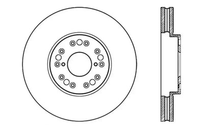 StopTech 93-05 Lexus GS300/GS350/GS400/GS430/GS450H / 00-05 Lexus IS300 / 93-94 Lexus LS400/LS430/L 