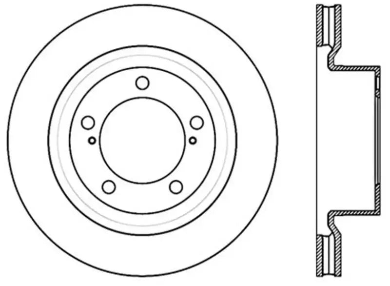 Stoptech Performance Brake Rotor 13-15 Toyota Sequoia/Tundra - Truck & Automotive