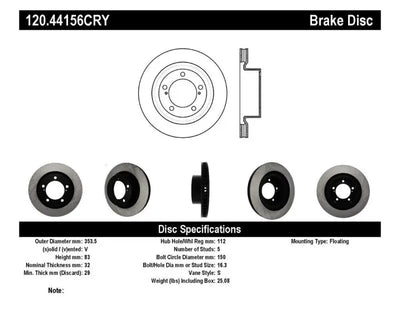 Stoptech Performance Brake Rotor 13-15 Toyota Sequoia/Tundra - Truck & Automotive