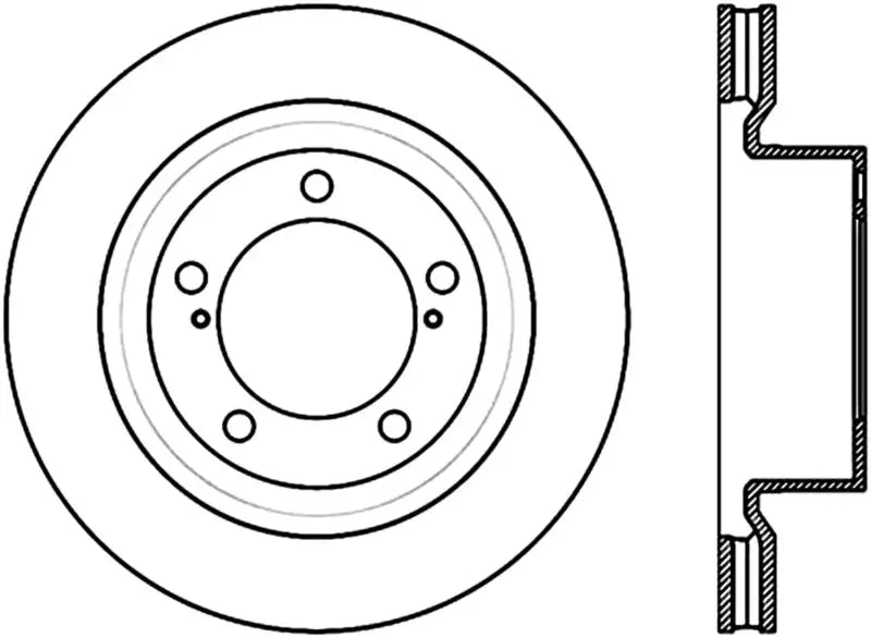 Stoptech Performance Brake Rotor 13-15 Toyota Sequoia/Tundra - Truck & Automotive