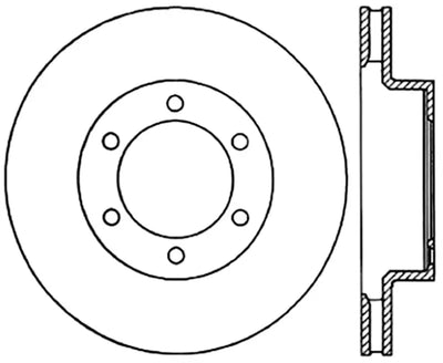 StopTech Power Slot 05-09 Toyota Tacoma/03-09 4 Runner Slotted Left Front Cryo Rotor - Truck & Automotive