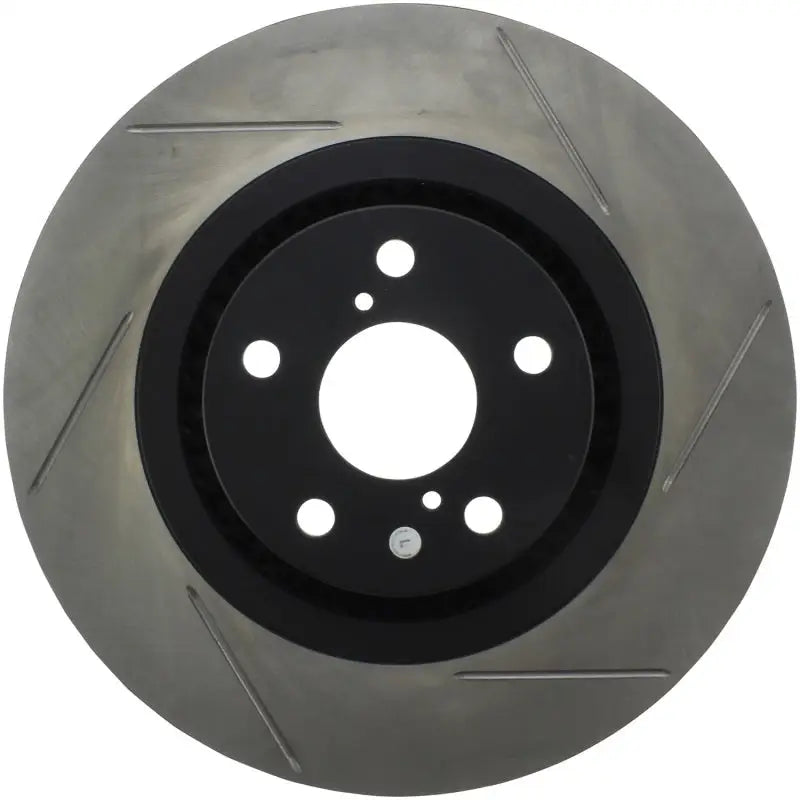 StopTech Power Slot 06 Lexus GS430 / 07-08 Lexus GS350/GS450H / 06-10 IS350 Slotted Left Front Roto 
