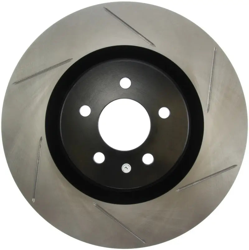 StopTech Power Slot 07-10 Ford Mustang Shelby Front Left Slotted Rotor 