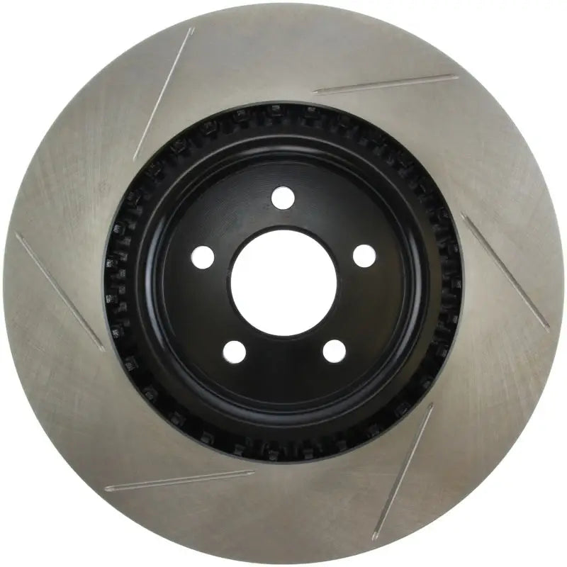 StopTech Power Slot 07-10 Ford Mustang Shelby Front Left Slotted Rotor 