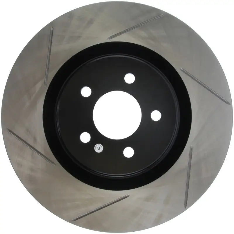 StopTech Power Slot 07-10 Ford Mustang Shelby Front Right Slotted Rotor 