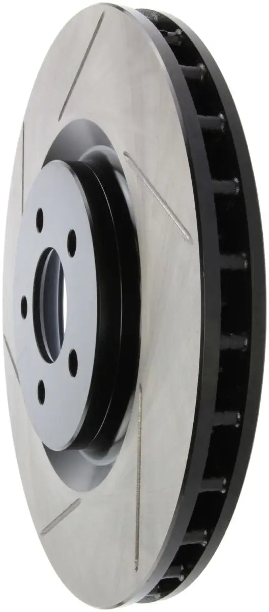 StopTech Power Slot 07-10 Ford Mustang Shelby Front Right Slotted Rotor 
