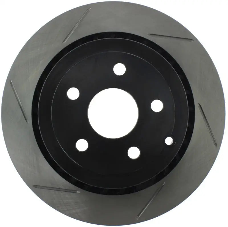 StopTech Power Slot rear right slotted brake rotor for 08-09 Pontiac G8
