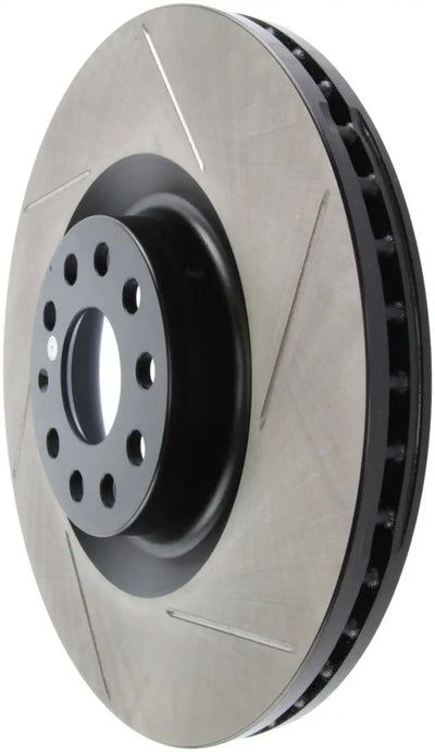 StopTech Power Slot 09 VW CC (Passat CC) / 06-09 Passat Front Left Slotted Rotor 