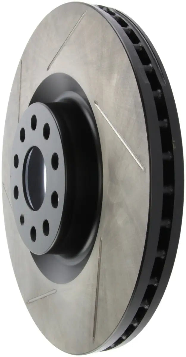 StopTech Power Slot 09 VW CC (Passat CC) / 06-09 Passat Front Right Slotted Rotor 