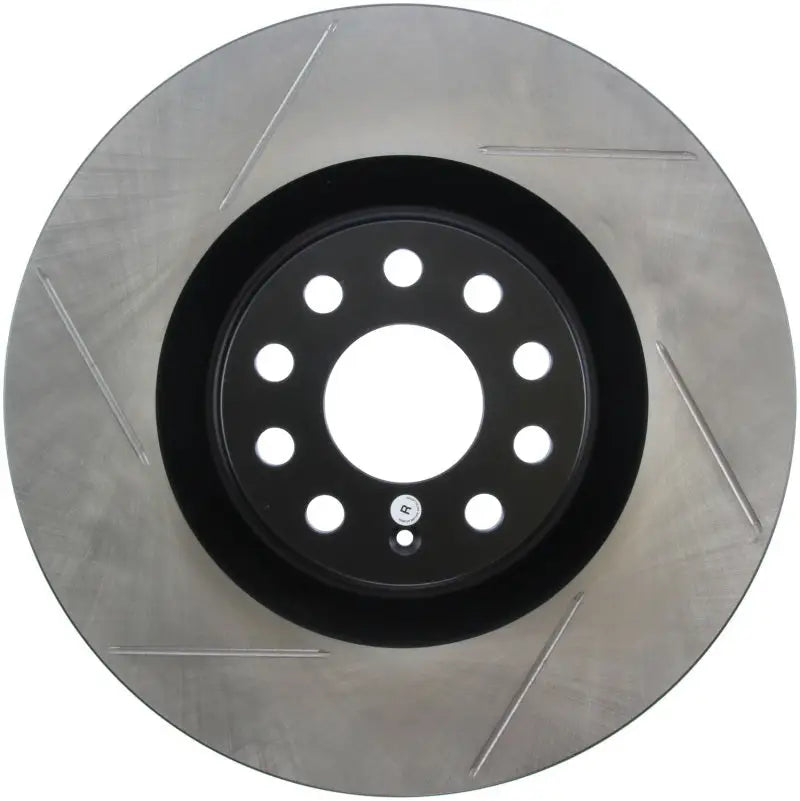 StopTech Power Slot 09 VW CC (Passat CC) / 06-09 Passat Front Right Slotted Rotor 