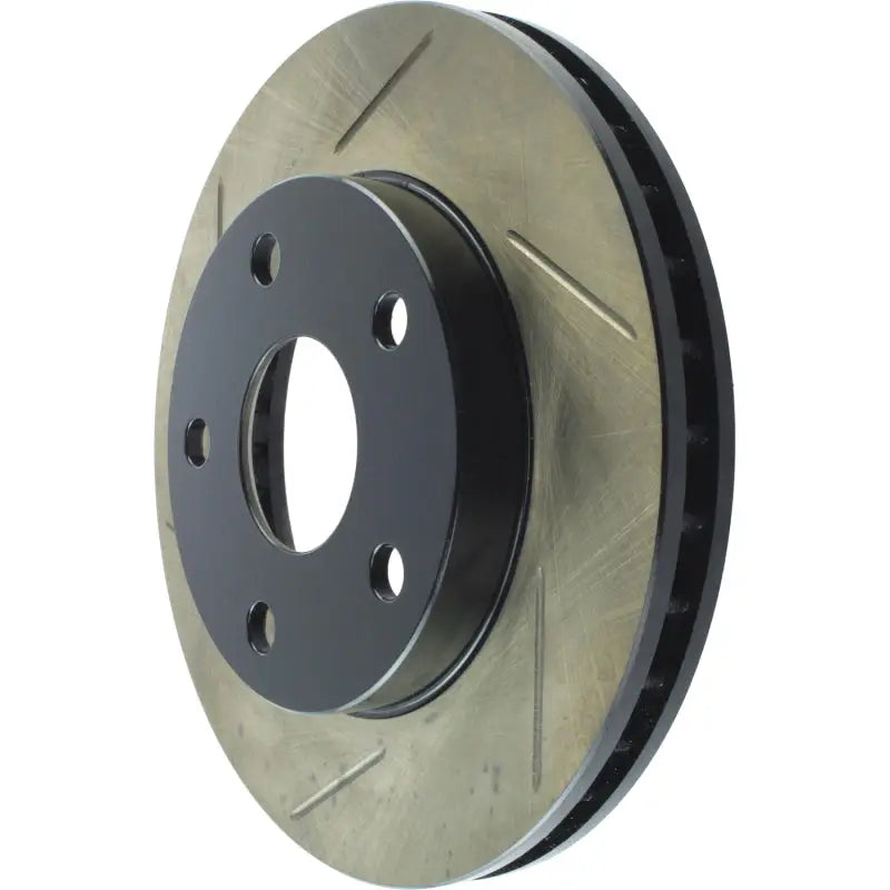StopTech Power Slot 1/90-95 Toyota MR2 Front Right SportStop Slotted Rotor 