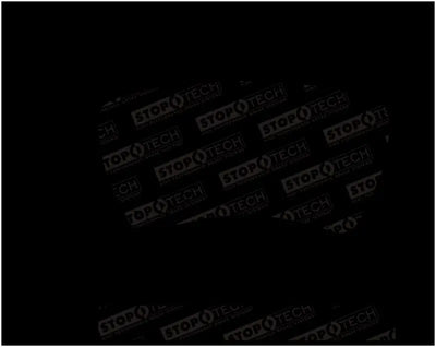 StopTech Street brake pads set with black compound and silver logos