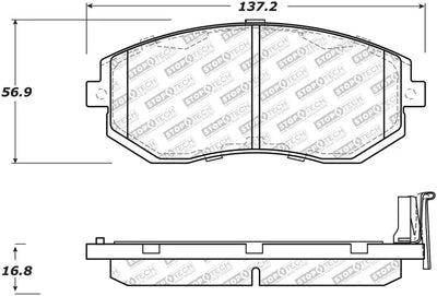 StopTech Street Select Brake Pads - Front - Truck & Automotive