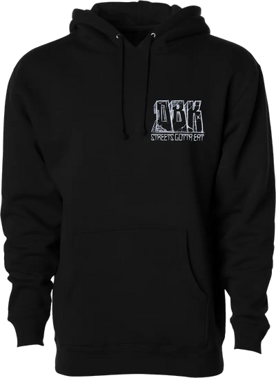 Streets Gotta Eat Hoodie Black Md - DBK