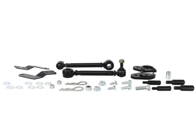 Automotive suspension components with sway bar mount and bar mount bushing for Jeep Wrangler
