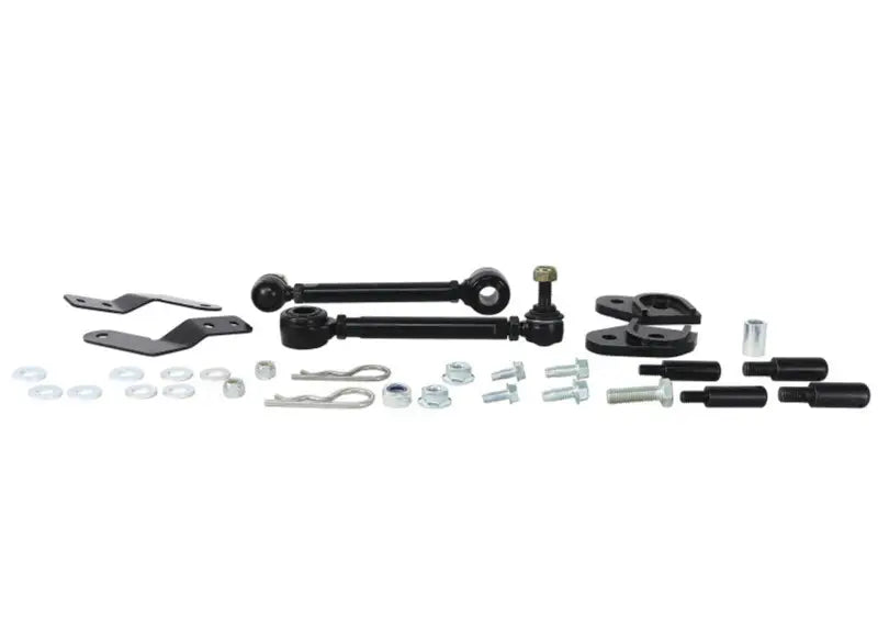 Automotive suspension components with sway bar mount and bar mount bushing for Jeep Wrangler
