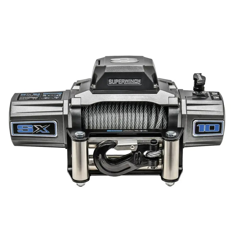 Superwinch 10000 LBS 12V DC 3/8in x 85ft Wire Rope SX 10000 Winch - 1710200