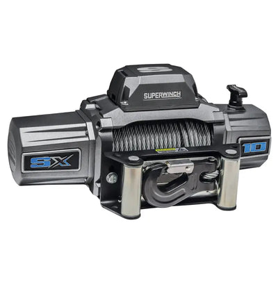 Superwinch 10000 LBS 12V DC 3/8in x 85ft Wire Rope SX 10000 Winch - 1710200