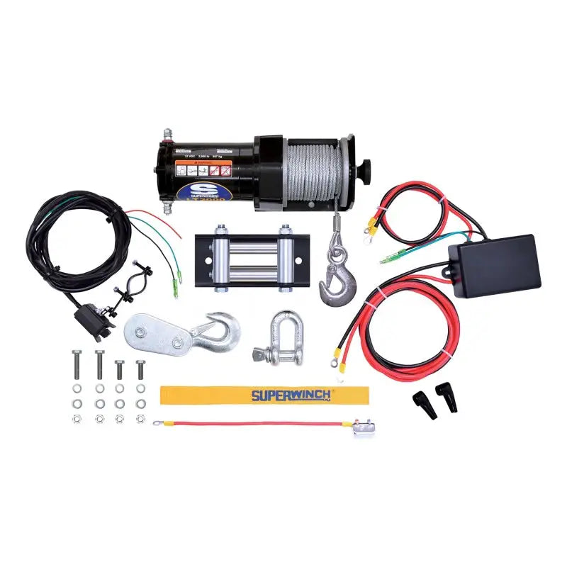 Superwinch 2000 LBS 12V DC 5/32in x 49ft Steel Rope LT2000 Winch - 1120210