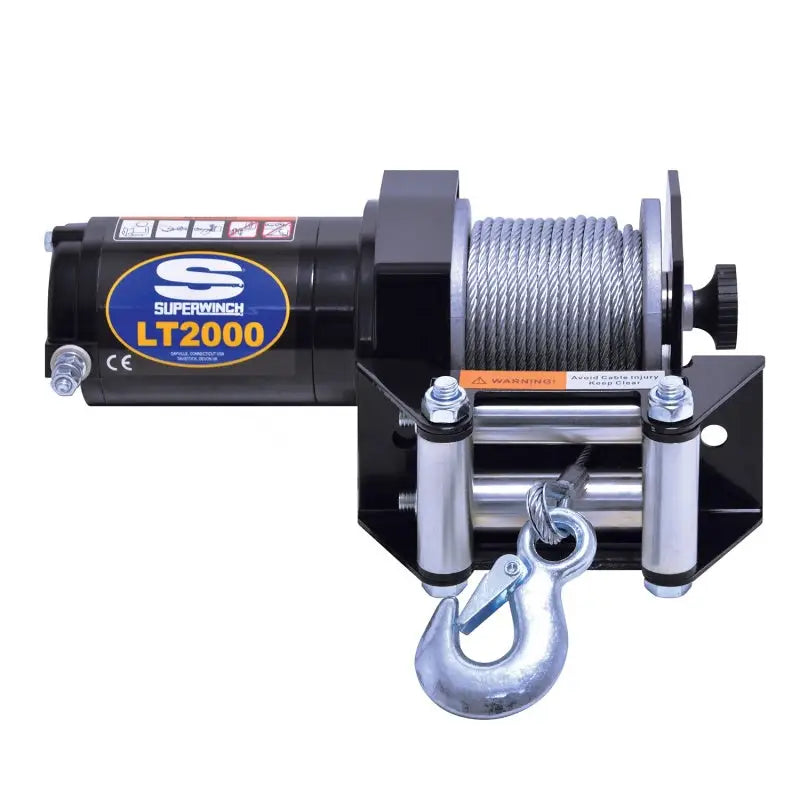 Superwinch 2000 LBS 12V DC 5/32in x 49ft Steel Rope LT2000 Winch - 1120210